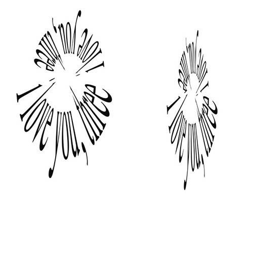 Credit Electric - I love you, three